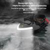 Fishing Bait Boat, Led Power Display and Searchlight, Battery Capacity 12000mah, 40 GPS Set Points, 3-hour Cruise, Automatic Return