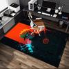 Naruto Carpet, Non-slip Office Chair Rug, Digital Print Home Area Rug, Unique Festival Decorations