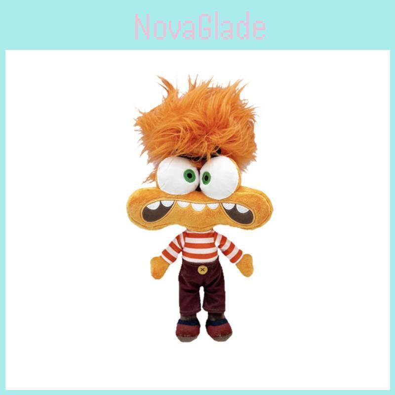High-quality Inside Out 2 Plush Mind Worker Team Stuffed Toy Doll 25cm Height Short Plush