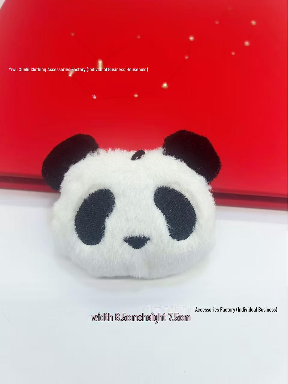 

Милые аксессуары для плюшевой куклы панды: Детский мультяшный брелок и DIY подвески для украшения