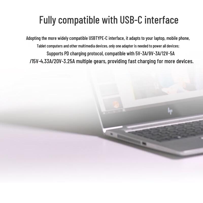 HP Original USB-C Laptop Charger 65W