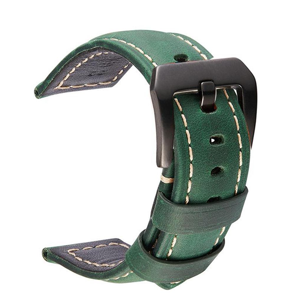 Easy-Change Leather Watch Strap for Men Handmade Genuine Leather