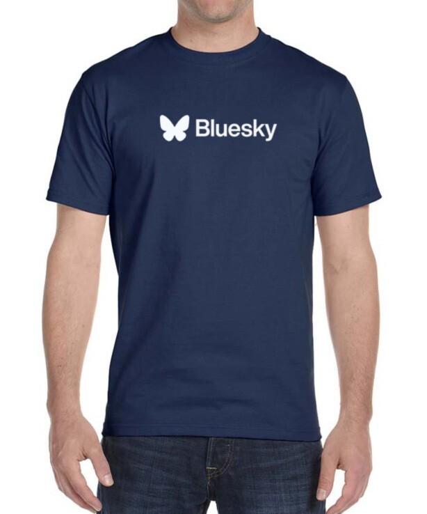 Bluesky social media app t-shirt Unisex T-Shirt S
