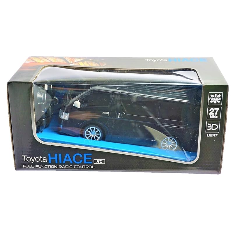 

toyota hiace radio control (Width 9.5 x length 19 x height 7.5) (BLACK)