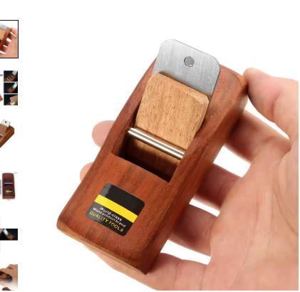 Giardino domestico Mini lavorazione del legno pialla piana pialla a mano in legno pialla da taglio falegname falegname strumento fai da te pialla in legno
