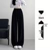 Pantaloni Larghi Grigio a Vita Alta Stile Americano - Collezione Primavera/Autunno 2025