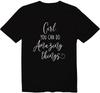 Mädchen, Du Kannst Erstaunliche Dinge Tun T-Shirt Girl Power Shirt Feministin Gleiche Rechte