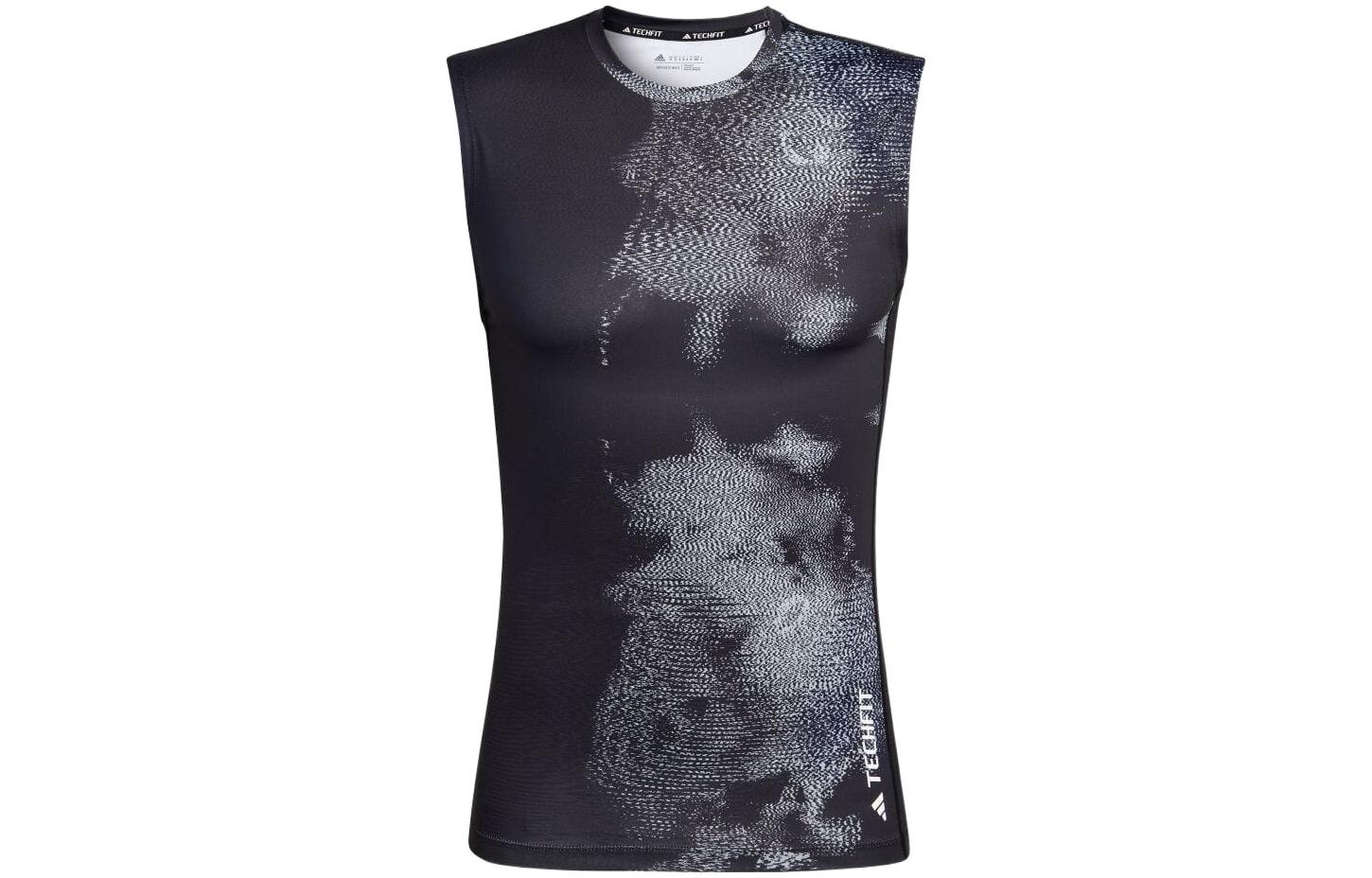 Adidas Tank Tops Men s Black Crew Neck Moderate Straight Fit HK2333 J/L