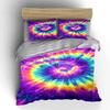 Tie-Dye Spiral Bettwäscheset Bettwäscheset (1 Bettbezug, 2 Kissenbezüge, Bettdecke nicht enthalten)