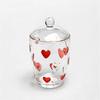 Design Life Heart Acrylic Cotton Can (Seasoning Can)