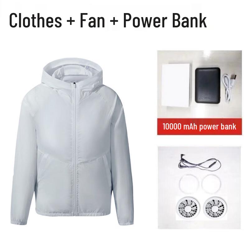Moufu 913 Rechargeable Cooling Fan Work Jacket L