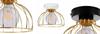 ELEGANT CEILING LAMP GOLDEN WIRE LAMP LED