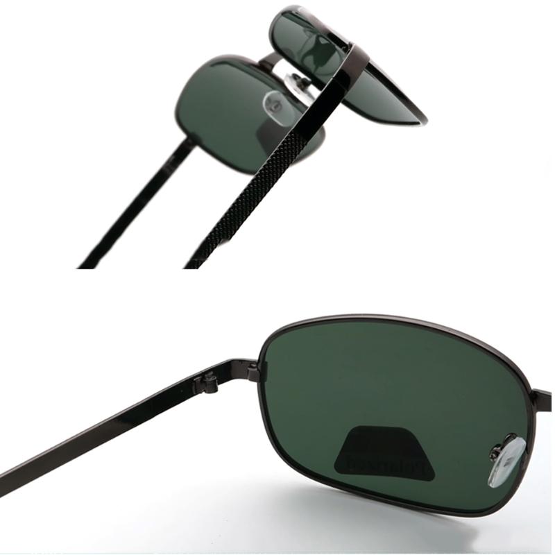 Modne kwadratowe okulary przeciwsłoneczne męskie klasyczne outdoorowe do jazdy samochodem z filtrem przeciwsłonecznym niepolaryzowane okulary