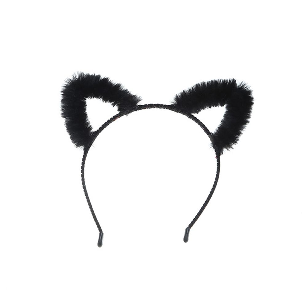 Hair Hoop Birthday Party Cat Ears Women Accessories Make Up Korea Style Headband Plush Hair Band