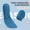 1 Paar Memory-Foam-Einlegesohlen für Schuhe Herren Damen Nano Antibakteriell Massage Sporteinlegesohle für Füße Orthopädische Pflege Schuhsohlenpolster