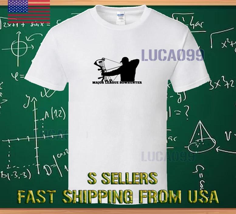 NEW SHIRT MAJOR LEAGUE BOW HUNTER HUNTING RACING LOGO T shirt FUNNY SIZE S-5XL 3XL