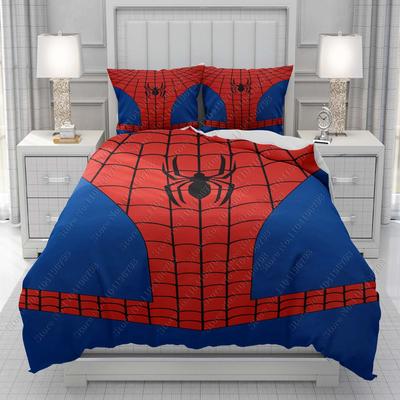 Spiderman Bettbezug Herren Damen/Kinder KID Druck Pokémon Cartoon Bettwäsche Set Bettdecke Bett Weich Bequem