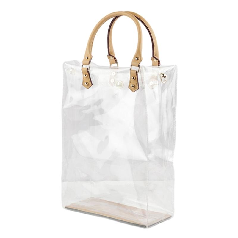 D0LF Clear PVC DIY Tote Bag Handbag Making Kit Handmade Gift Bags Craft Accessories Tool Set Birthday Holiday