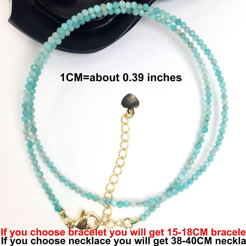 Cutting Flash Beads Gemstones for Men and Women Necklace Bracelet Crystal Quartz agate Choker Jewelry Party Gift Fashion 2-3mm
