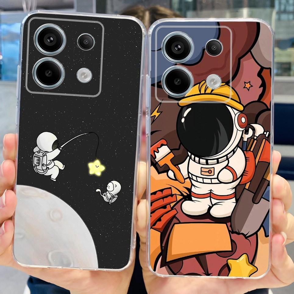 Transparent Cover For Fundas Xiaomi Poco X6 Pro 5G M6 Pro Case Lovely Luxury Colorful Butterfly Design Casing For Poco M6 Pro 5G