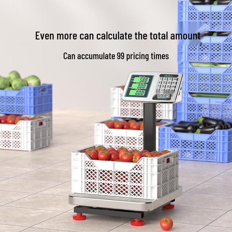 Meilen 60kg Commercial Stainless Steel Waterproof Pricing Scale (CN Version)