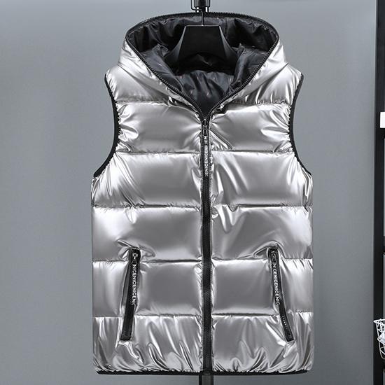 Autumn and Winter Season Cotton Vest Men's Korean Version Trendy Outerwear Men's Vest Camisole Sleeveless Jacket Casual Men's Wear