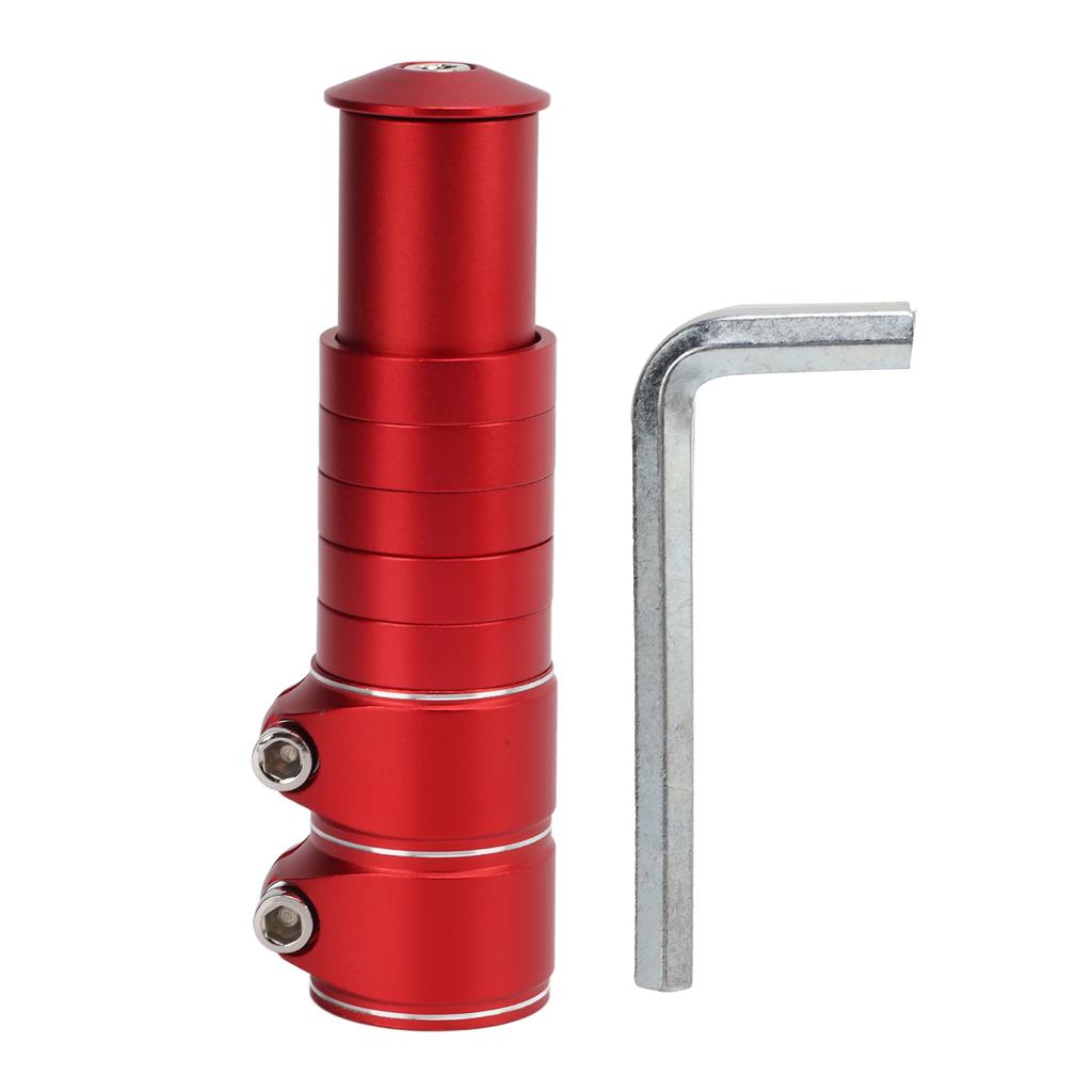 Riser de Potence de Vélo Confortable Sûr Meilleure Expérience de Pilotage Accessoire de Vélo pour Cyclistes Longue DistanceRouge