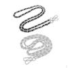 2 Pieces PU Leather Bag Chains, On Both Ends It Has Two Metal Buckles, ACcessories for DIY Handmade