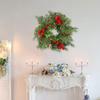 Christmas Candle Ring Decoration Holder for Celebration Kitchen Party Style A