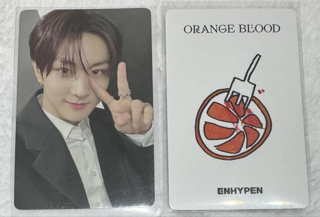 [USED] ENHYPEN Withfans Chinese Yizhiyu Trading Card Jungwon