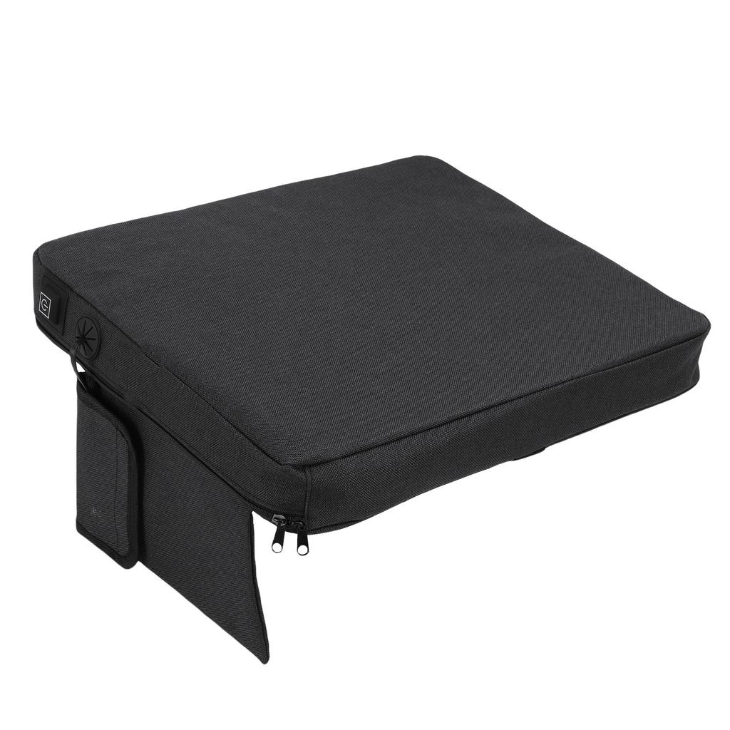 Tragbares beheiztes Sitzkissen Memory-Schaum USB Heizstuhlauflage mit 3 Heizstufen für Stadion Outdoor Camping Angeln