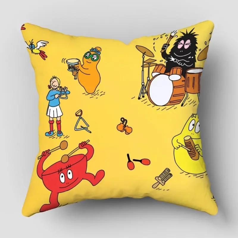 Povlaky na polštáře Barbapapa Zvířata Sněhulák Tištěný Povlak na polštář Zimní Sváteční Párty Dekorativní Povlak na polštář na gauč