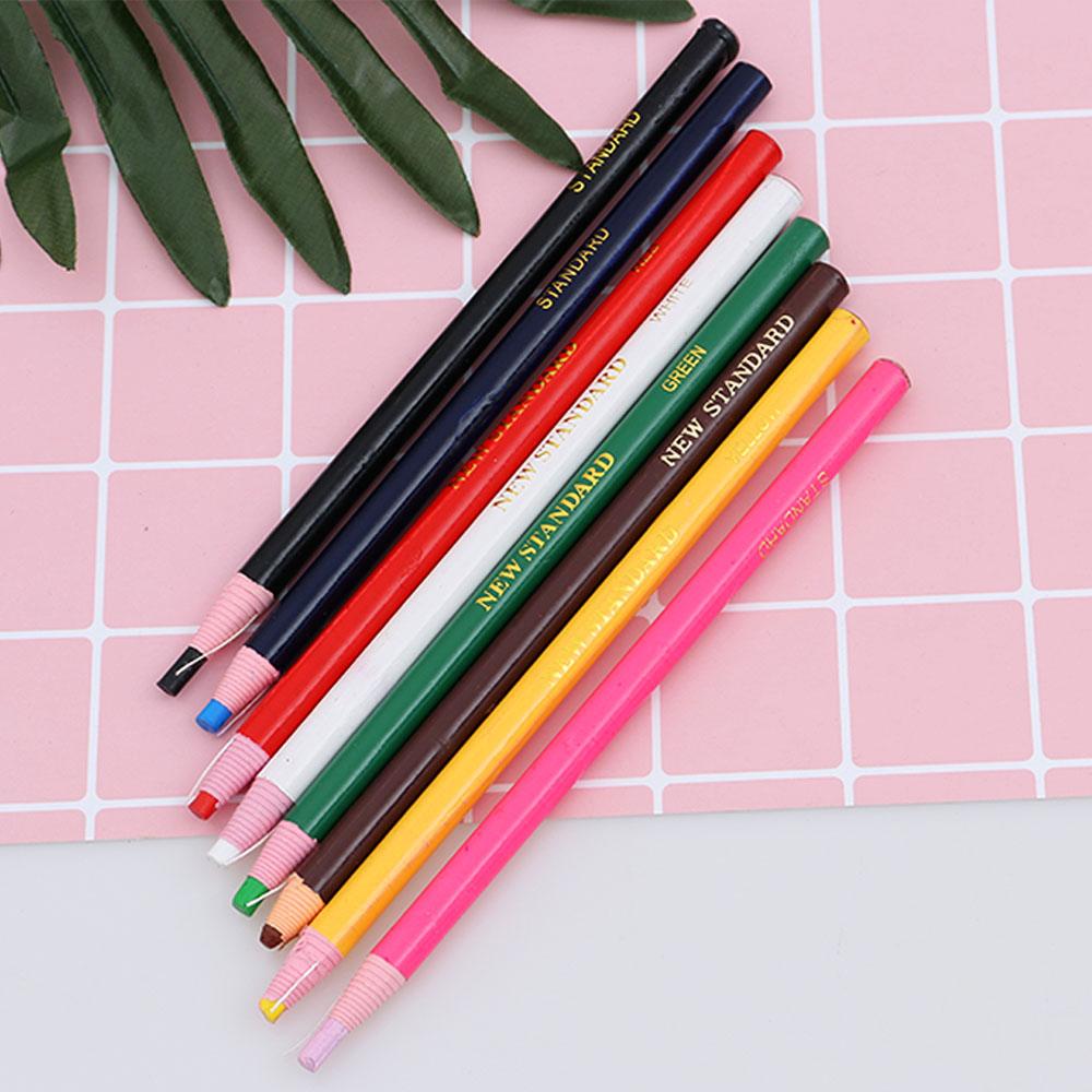 3PCS 8 Colors Art Supplies Peel off Marker Grease Pencil Colored Crayon Pen Paper Roll Wax Pencil
