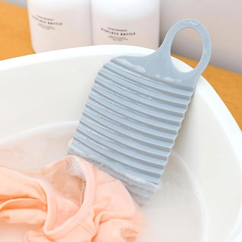 Hand-held Mini Washboard, Plastic Washboard, Laundry and Scrubbing Clothes, Suitable for Home Travel, Outdoor