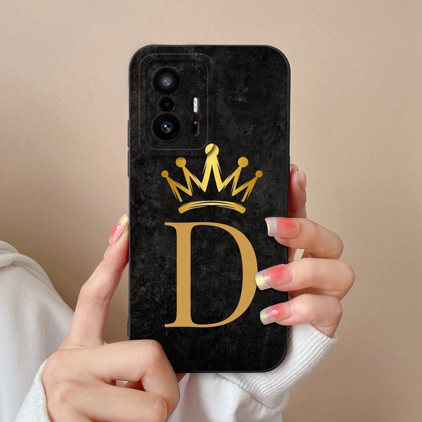 Casing For Xiaomi Mi 11T 11X 11 10T Pro Lite 6X Fashion Art Letter Phone Case Camera Protection Matte Silicone Anti Slip Shell For Xiaomi Bumper Cover