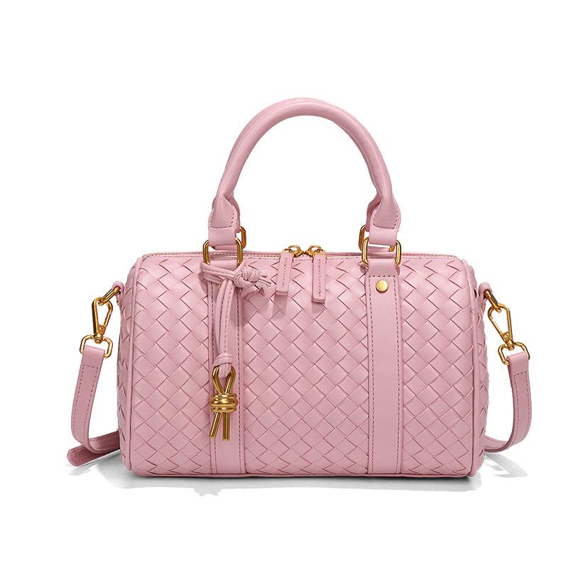 Personalized and High-end Retro Handbag, Practical and Versatile, Single-shoulder Crossbody, Hand-woven Women's Bag, Boston Pillow Bag