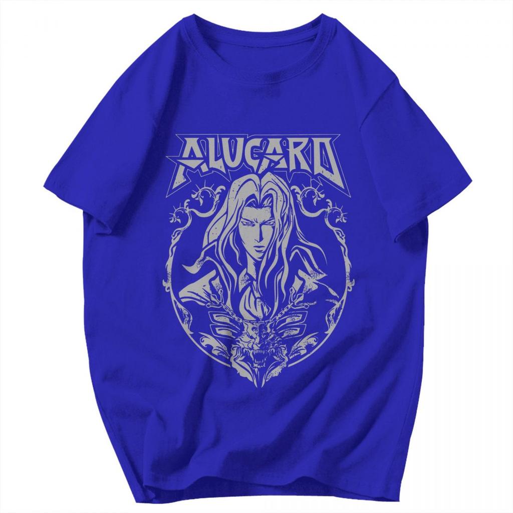 Men T Shirt Alucard Castlevania Gifts Y2K Graphic Oneck Unisex Clothes T Shirts