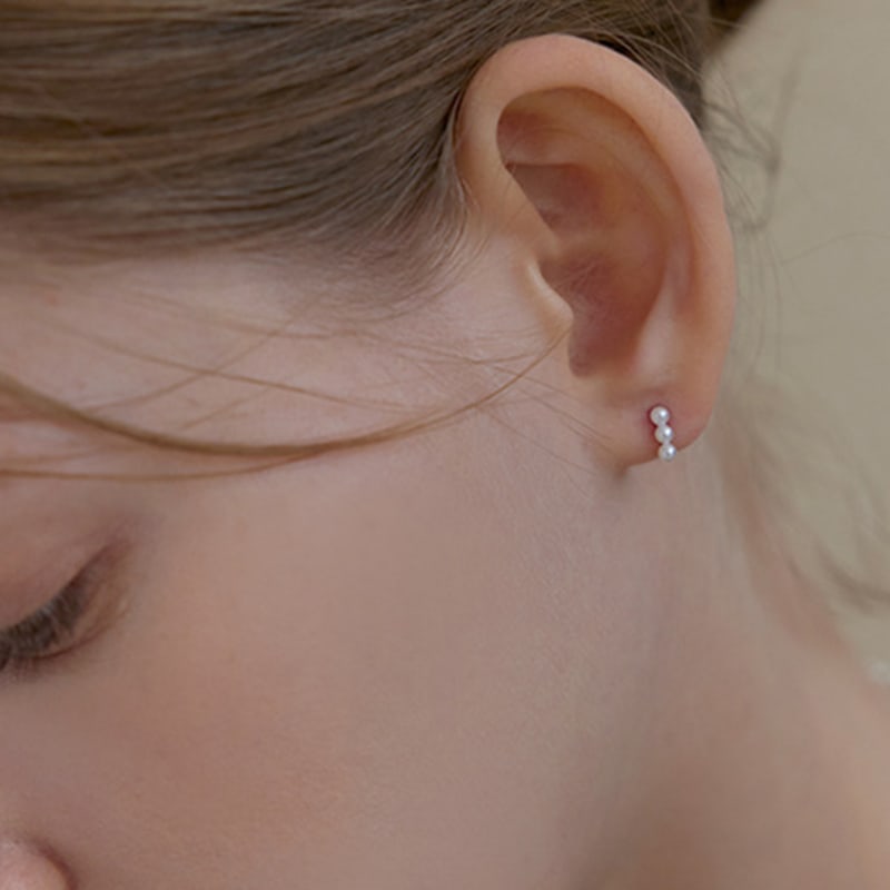 Lewe Petite Pearl One-touch Earring