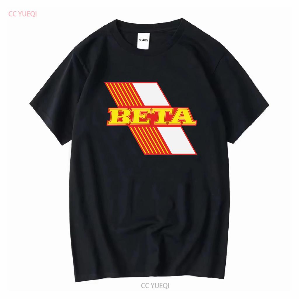 Beta Motorcycle Enduro RR Retro Italian MX Trial T Shirt Style Long or Short Sleeves Vintage Washed Streetwear Homme Breathable
