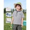 Right-Ou Boys' Cool Short-Sleeve T-Shirt 2026 Summer New Children's Clothing Antibacterial Thin Top for Kids and Babies