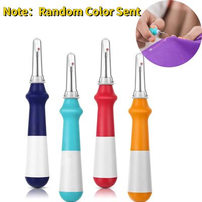 4Pcs/Set Seam Rippers Colorful Large Thread Stitch Remover Tool Handy Stitch Rippers for Sewing Crafting Removing Hems