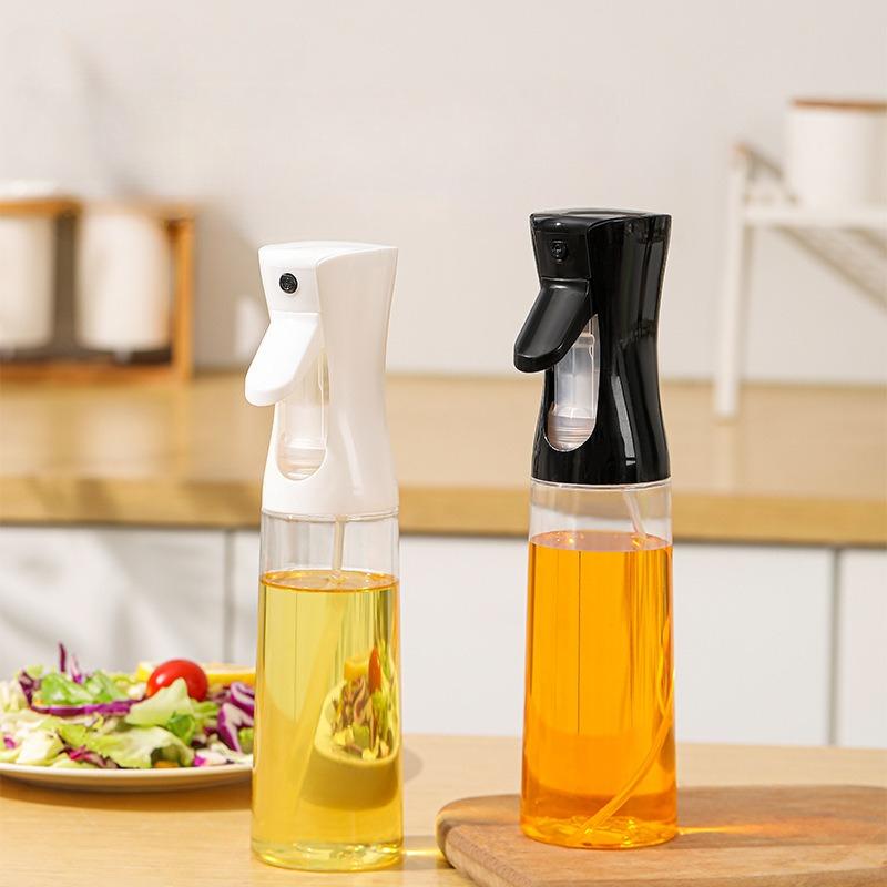 Plastic Oil Spray Bottle BBQ Camping Cooking Atomizing Spray Oil Bottle Empty Vinegar Soy Sauce Sprayer Containers 200/300/500ML