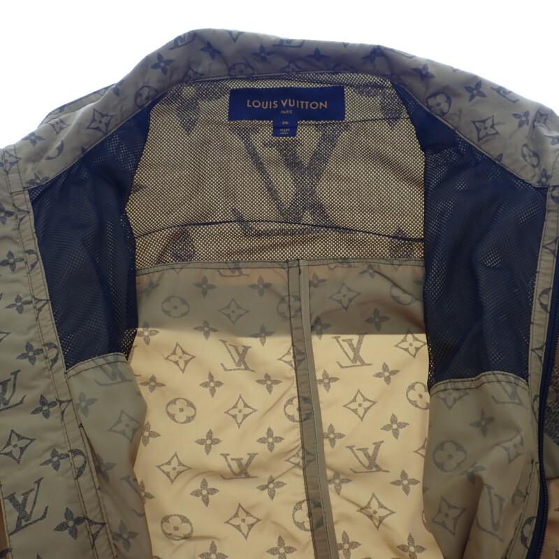 Louis Vuitton 36 Nylon Jacket Brown Nylon Women