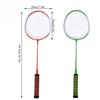 Steel Alloy High Elastic Sponge Handle Badminton Racket Set Training Racquets with Bag