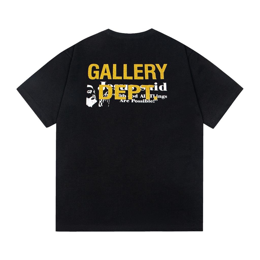 26SS Foreign Trade Gallery Dept T-Shirt Collection Gallery Casual Short Sleeve Men's and Women's Same Style Factory Spot Straight Hair