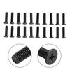 20Pcs Left Hand Thread Fixing Screws for UNF Drill Chuck Adapter Alloy Steel Fasteners for Home and Industrial Use