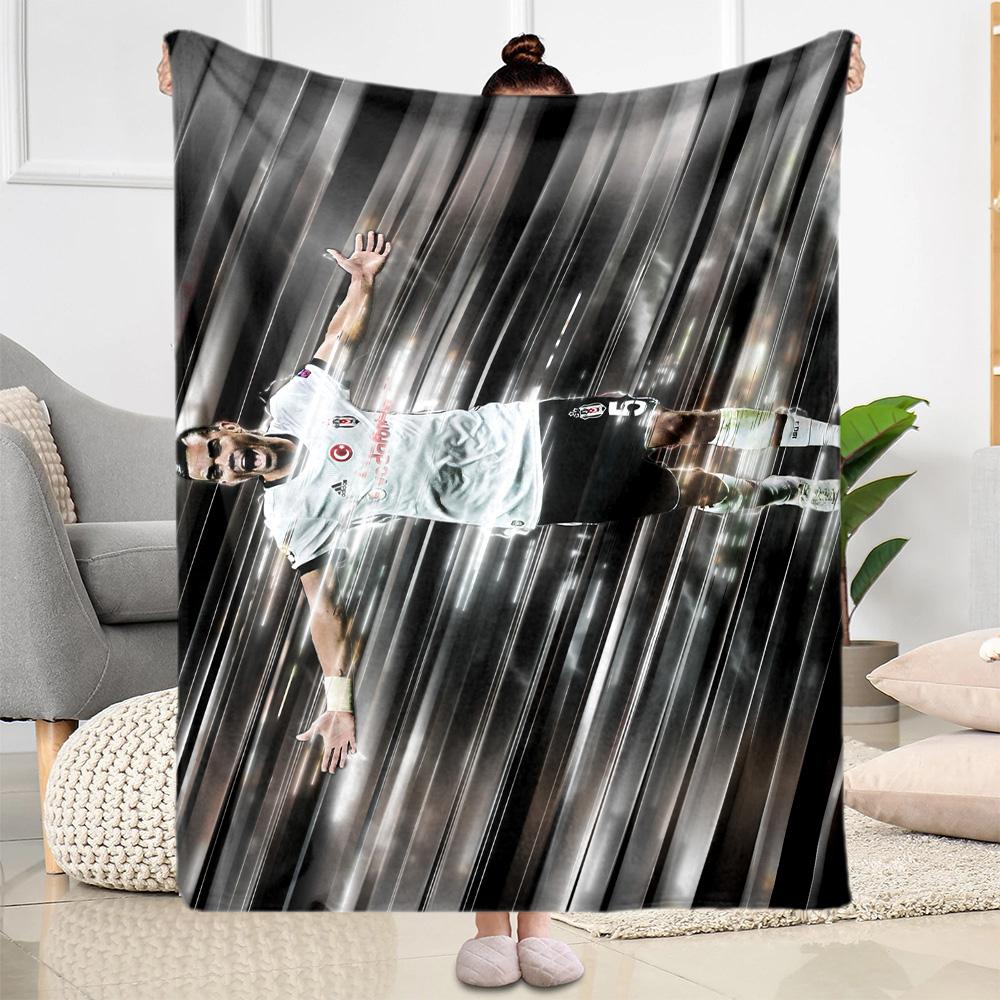 Football Player Celebration Blanket Ultra-Soft Great for Office Chair Couch Chair for All Occasions Stylish Decor Best Holiday Gift for Friends Family