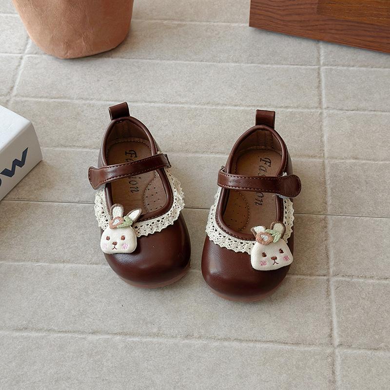 Korean-style Baby Soft-soled Princess Shoes, Korean-style Toddler shoes2026Spring Collection: Girls' Single Shoes, Mary Jane Shoes, Leather Shoes