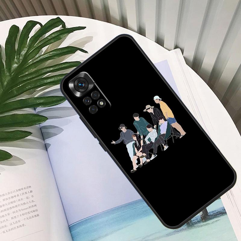 Korean Fashion Kpop Band For Xiaomi Redmi 10C 9C 12C 10A 9T Case For Redmi Note 12 8 9 10 11 Pro 9S 10S 11S Cover