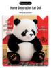 Plyšová hračka ľadový medveď panda - handrová bábika pre deti, Darček z boutique zoologickej záhrady